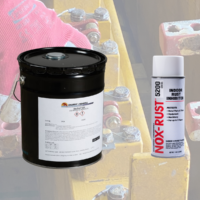 Nox-Rust 5200 is a contact inhibitor that is sticky and brown and available in pail or aerosol